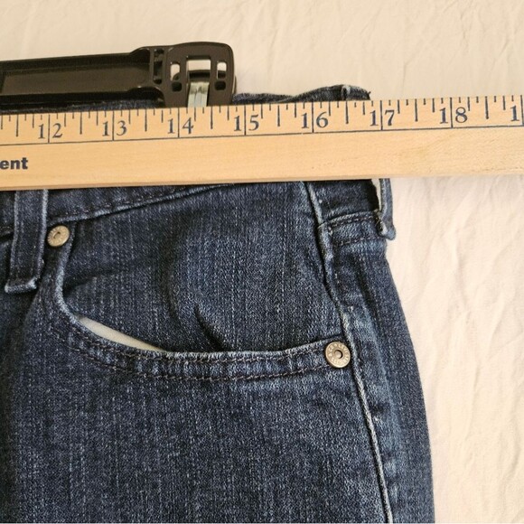 Levi's 505 Jeans Women’s Sz l4 (33x27) Mid-Rise Straight Leg Denim Medium Wash - Picture 7 of 10